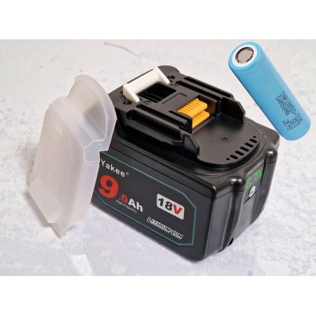 Акумулятор для Makita LXT BL1896b, Bl1890 із цифровим таблом на елементах SAMSUNG Преміум